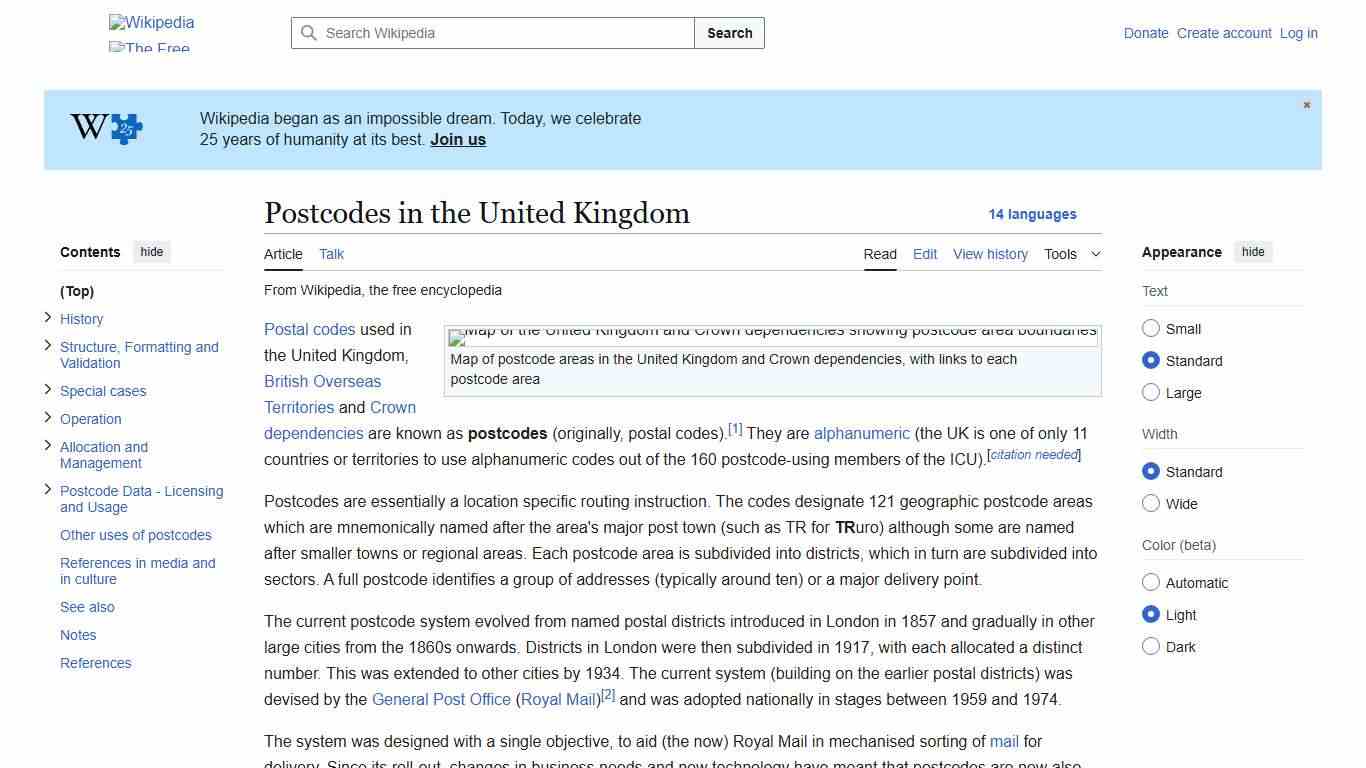 Postcodes in the United Kingdom - Wikipedia