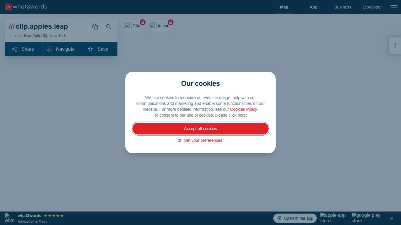what3words /// The simplest way to talk about location